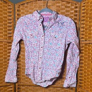 💰💰 Cowgirl Hardware floral Shirt